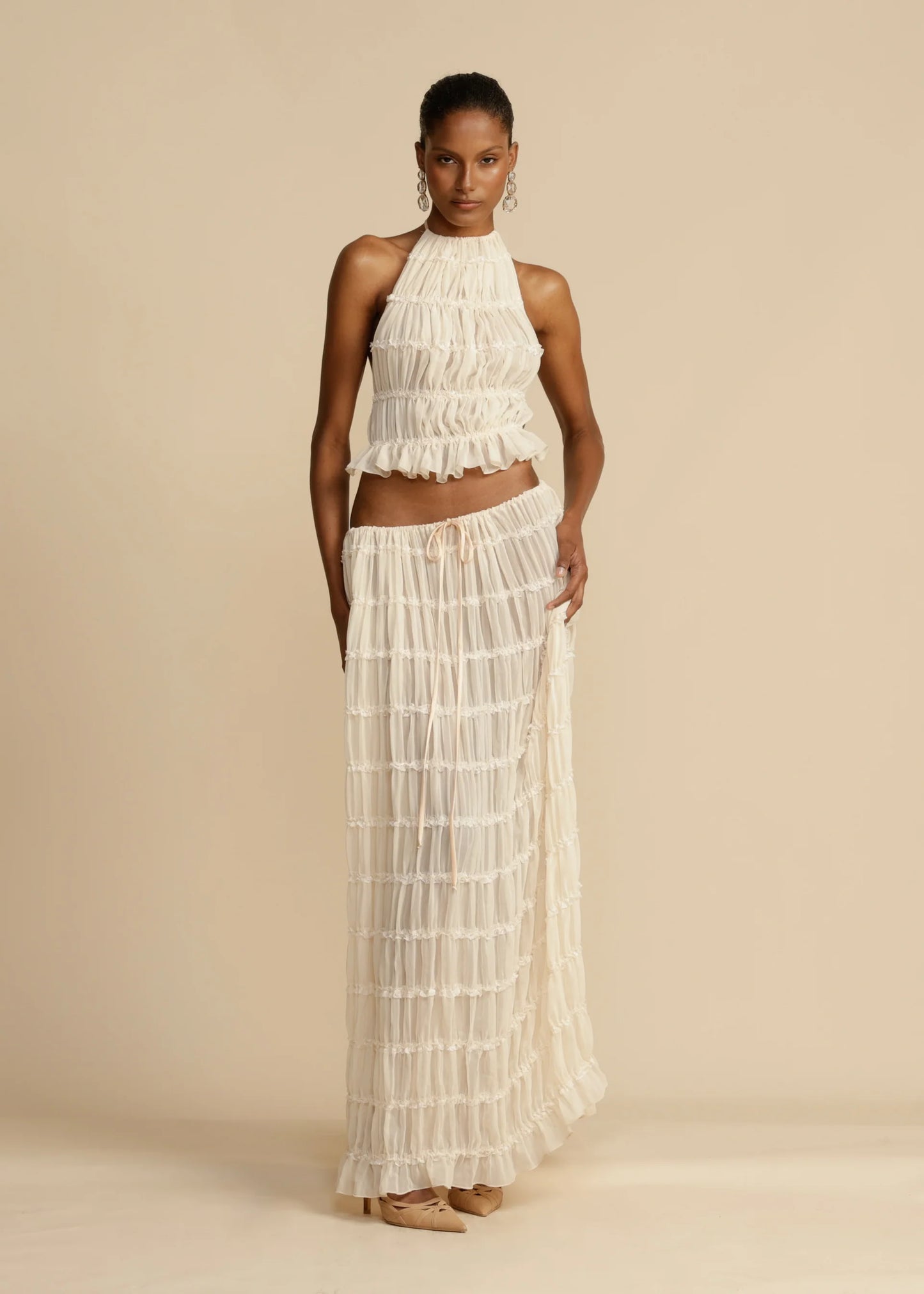 Backless Pleated Set™ - Perfect for Spring and Summer