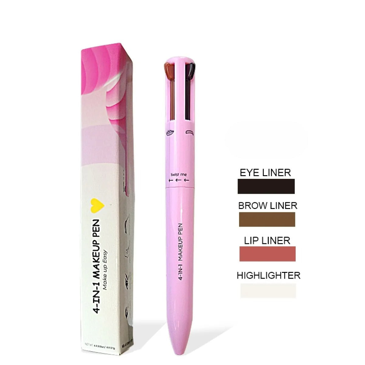 4-In-1 Makeup Pen™ (BUY 1 GET 1 FREE) - Twist Up, Glow Effortlessly