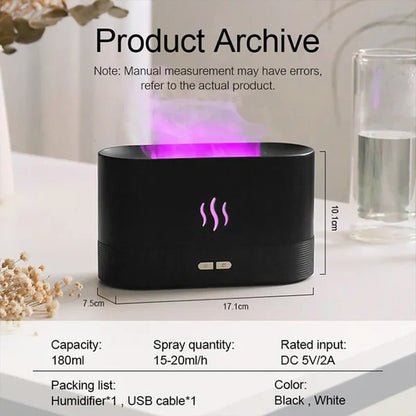 Flame aroma humidifier™ - Warm & Romantic Atmosphere