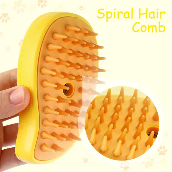 Steam Pet Brush™ - Healthy Skin, Hair Care & Pet Comfort