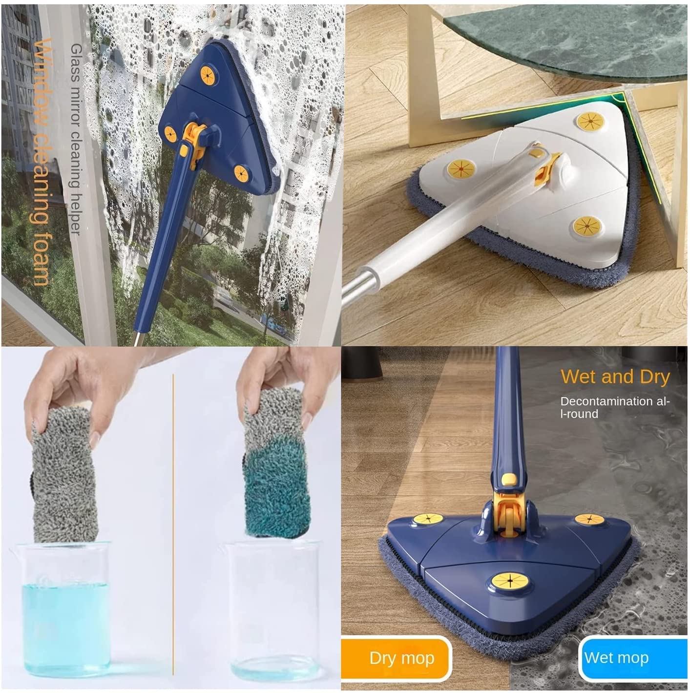 SparklyZ™ 360° Rotatable Adjustable Cleaning Mop