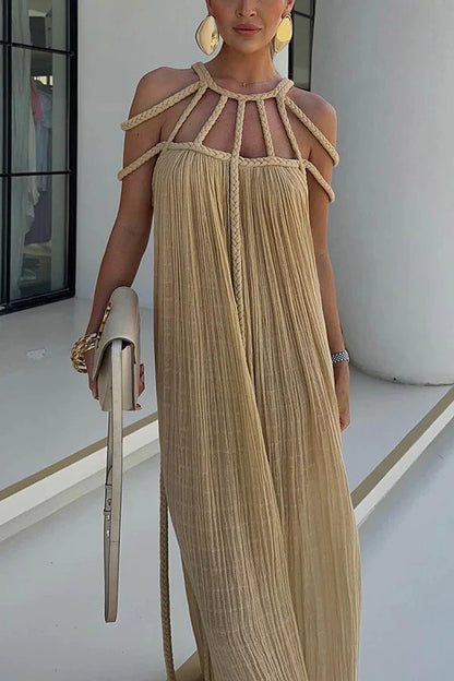 Braided Maxi Dress™ - Chic Simplicity Stunning Dress