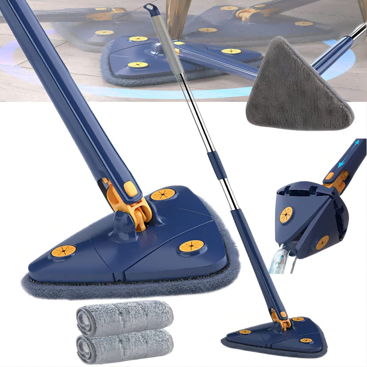 SparklyZ™ 360° Rotatable Adjustable Cleaning Mop